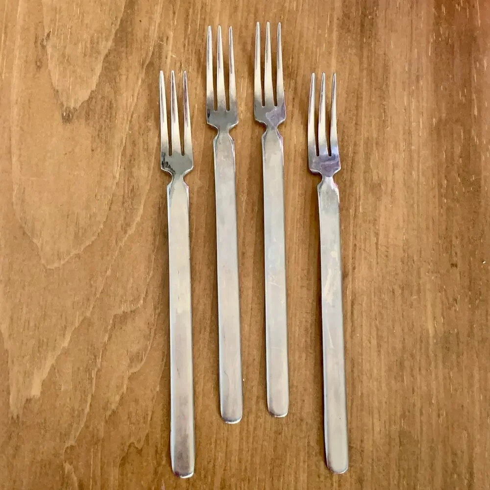 Knobler Cocktail Forks Vintage MCM 6